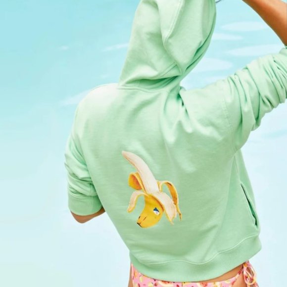 Edie Parker "Weekend Special" banana hoodie NWOT - Picture 1 of 5